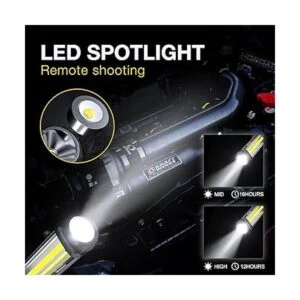 WARSUN Luz de trabajo recargable LED de 1500 lúmenes súper_3