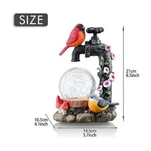 TERESAS COLLECTIONS Decoración de jardín de pájaros con_5