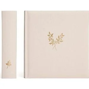 lbum de fotos de lino de lujo con bolsillos libres de_1