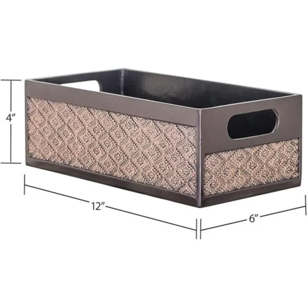 Dublin Caja de decoración de baño cesta de_5