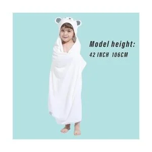 HIPHOP PANDA Toalla de bambú con capucha para niños_3