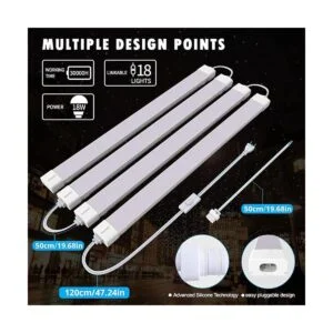 Lámpara de techo LED de 5000 K de 2 pies con enchufe luz_3