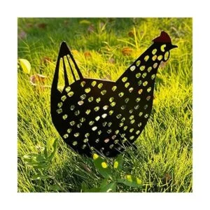 Aozita 5 piezas de 13 pulgadas de metal para patio de_7