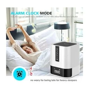 Altavoz Bluetooth de luz nocturna lámpara de noche con_4