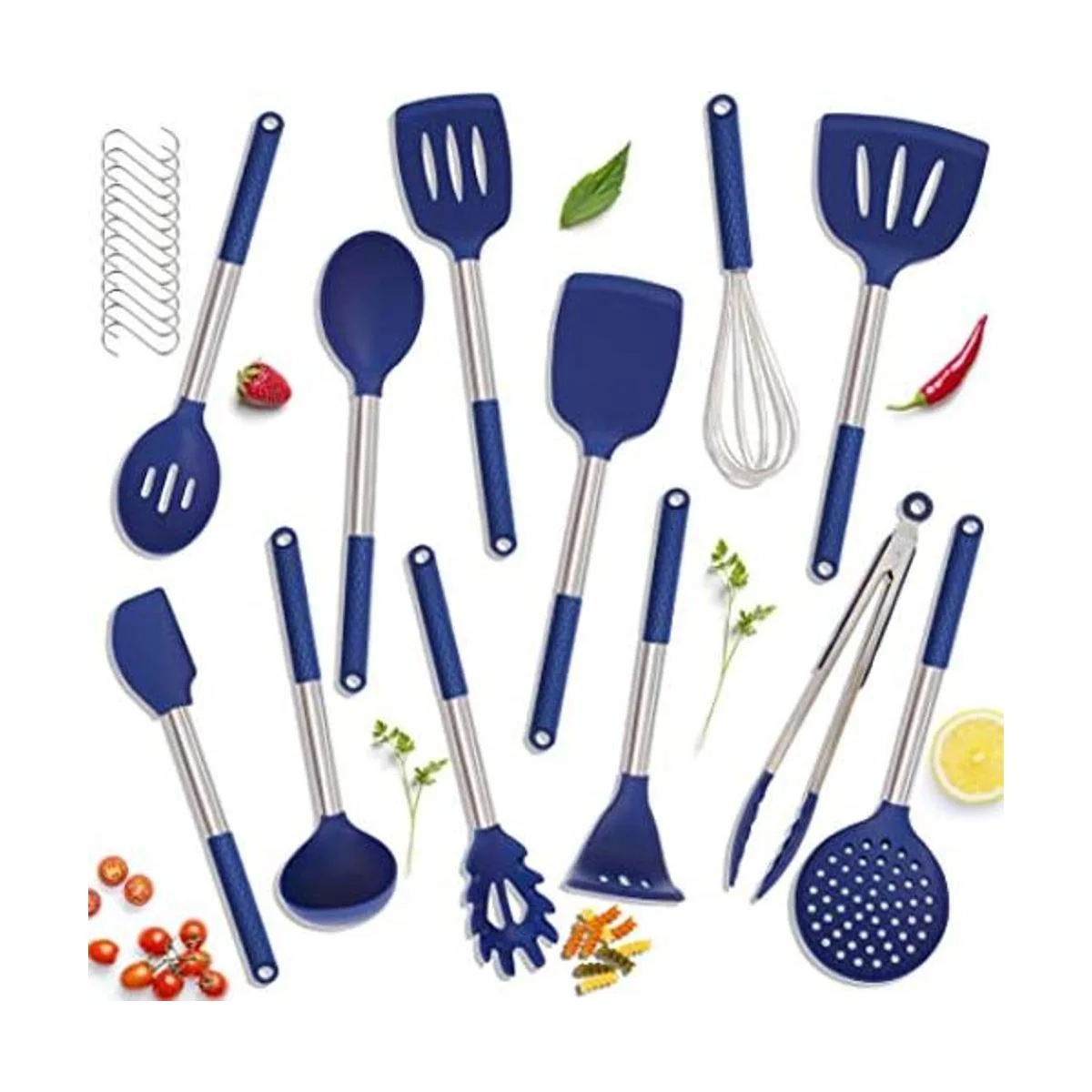 Kaiihome Juego de utensilios de cocina de silicona 12_1