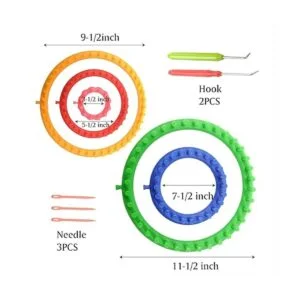 S SELDORAUK Juego de telares de punto redondos telares de_3