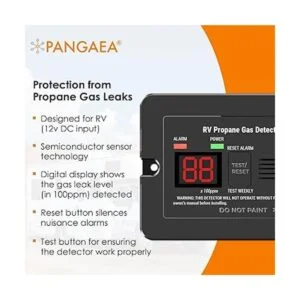 PANGAEA Detector digital de gas propano RV con alarma_2