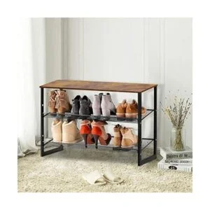 Zapatero independiente ajustable de 3 niveles 6 pares de_6