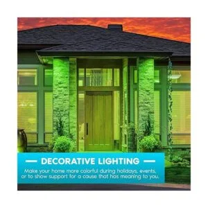 Luxrite Bombilla LED verde A19 equivalente a 60 W no_2