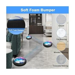 Nazano Juego de juguetes de fútbol de hockey 3 en 1 luces_2