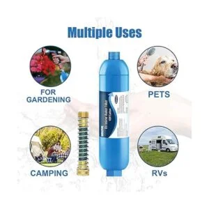 Paquete de 2 filtros de agua en líneamarina para RV con_5