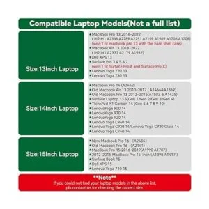 Benfan Funda para laptop de 13 pulgadas compatible con_2