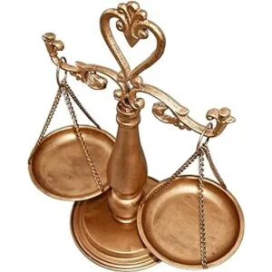 OwlGift Libra de metal vintage para abogado de Justicia_3