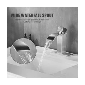 Ryuwanku Grifo de baño de níquel cepillado moderno grifo_5