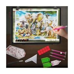 Almohadilla de luz de pintura de diamante A3 con soporte_7