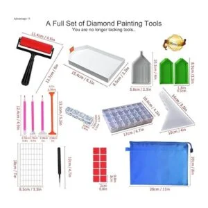 Almohadilla de luz de pintura de diamante A3 con soporte_6