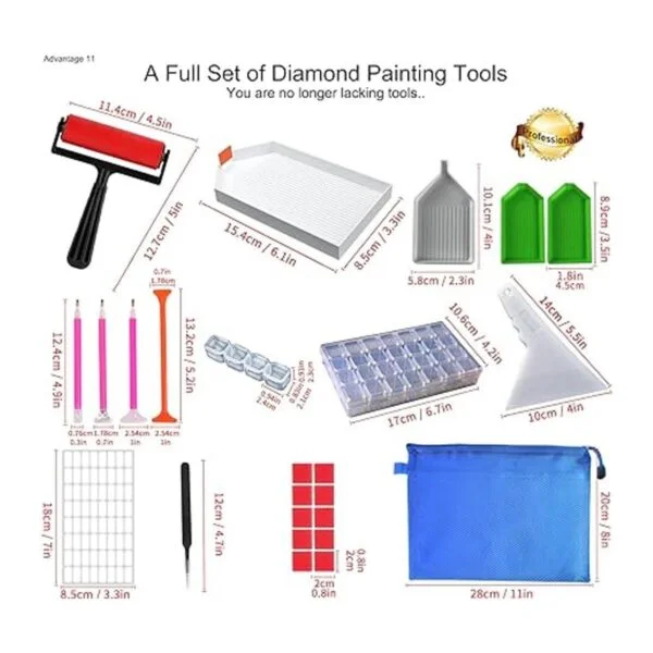 Almohadilla de luz de pintura de diamante A3 con soporte_6