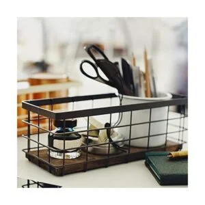 TIEYIPIN Cesta pequeña de almacenamiento de alambre de_3