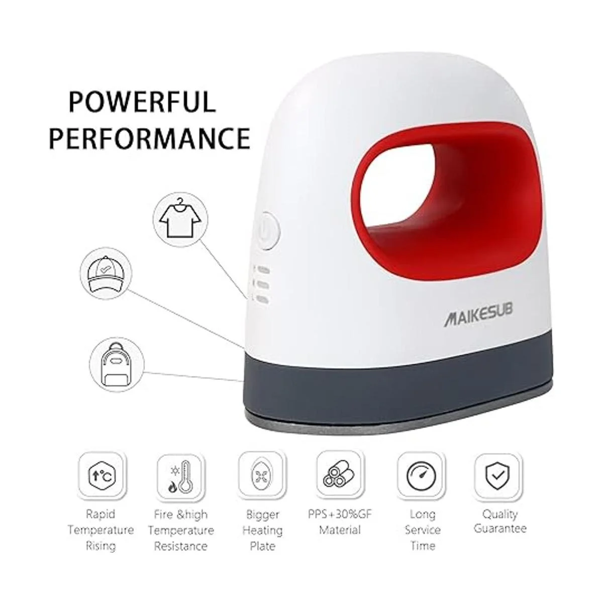 MAIKESUB Mini máquina de prensa de calor fácil de usar_3