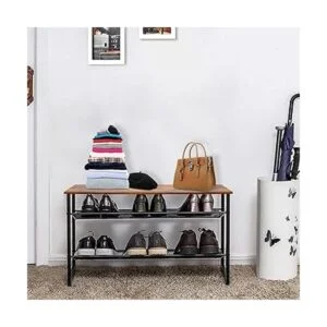 Zapatero independiente ajustable de 3 niveles 6 pares de_3