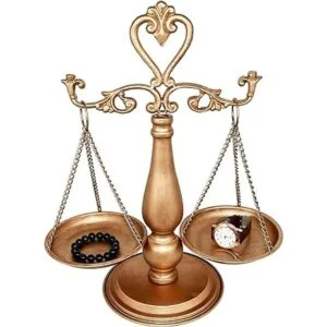 OwlGift Libra de metal vintage para abogado de Justicia_4