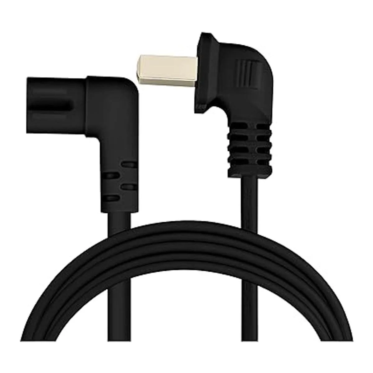 Vebner Cable de alimentación de TV de 25 pies en ángulo de_5