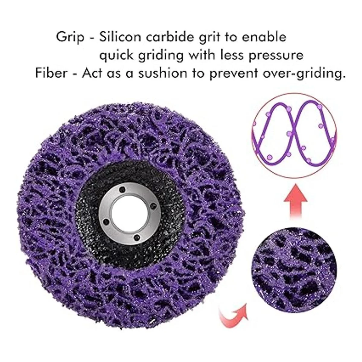 Paquete de 10 discos de tira para quitar el óxido rueda_2