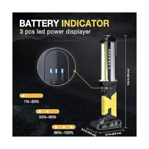 WARSUN Luz de trabajo recargable LED de 1500 lúmenes súper_4