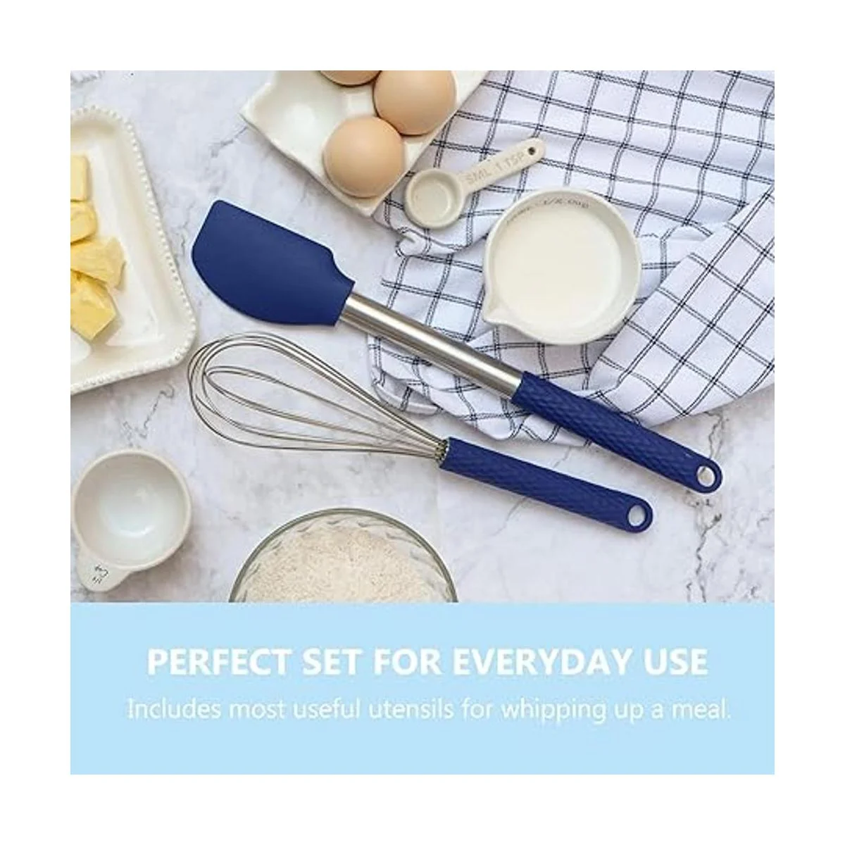 Kaiihome Juego de utensilios de cocina de silicona 12_4
