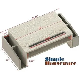 Simple Houseware Soporte elevador para monitor de_4