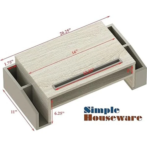 Simple Houseware Soporte elevador para monitor de_4