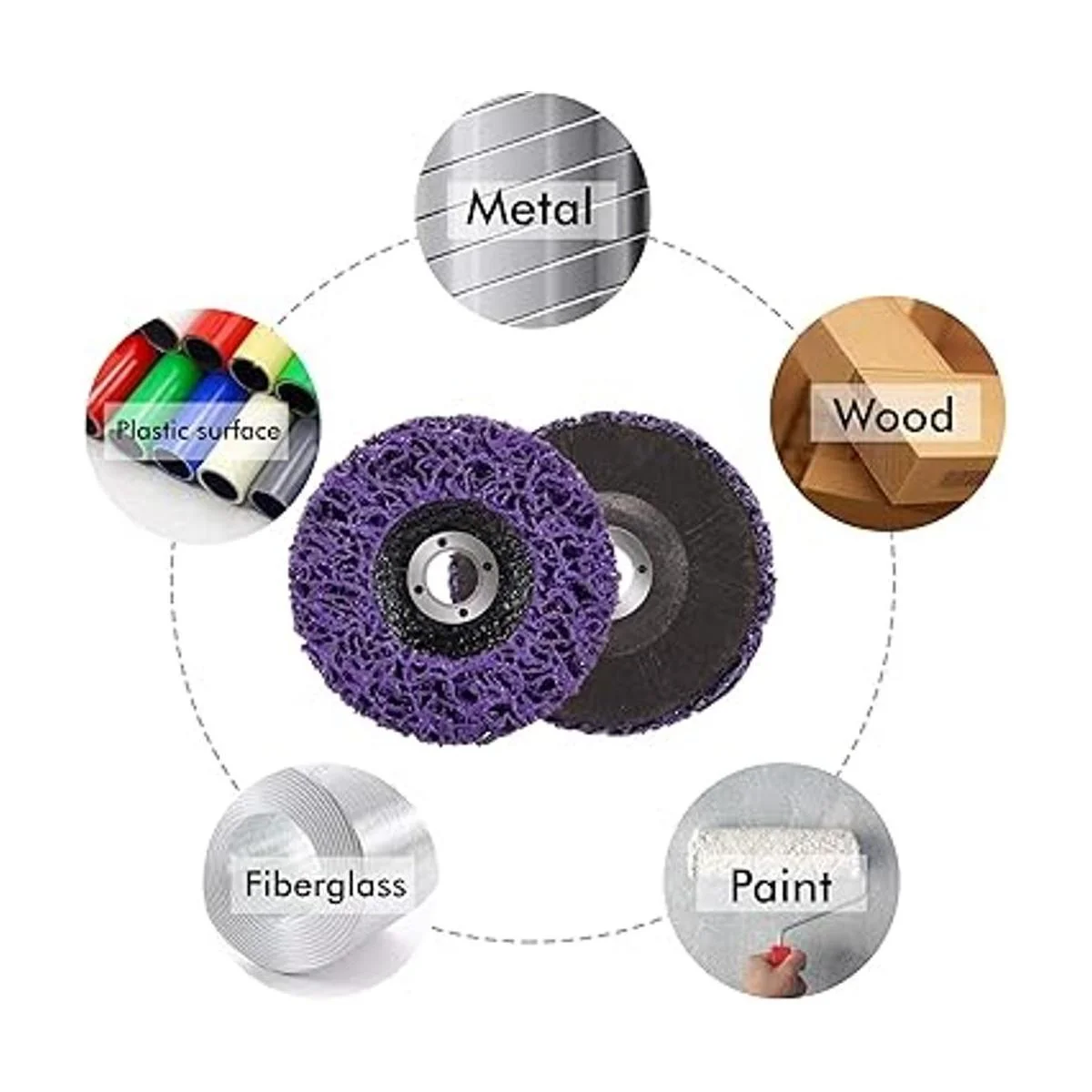 Paquete de 10 discos de tira para quitar el óxido rueda_6