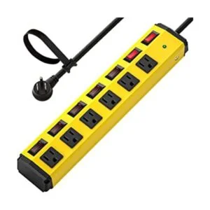 CRST Regleta de alimentación de metal resistente de 6_1