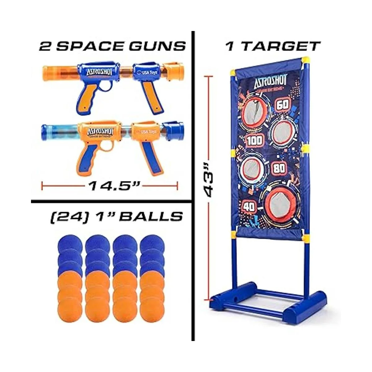 USA Toyz Astroshot Gemini Juego de disparos extremos para_5