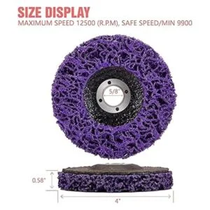 Paquete de 10 discos de tira para quitar el óxido rueda_3