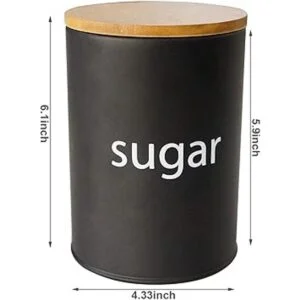 SOTECH Tarro de metal para almacenamiento de alimentos con_6