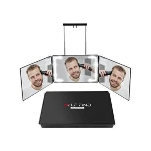 SELF FIND Espejo de 3 vías para autocorte de cabello con_1