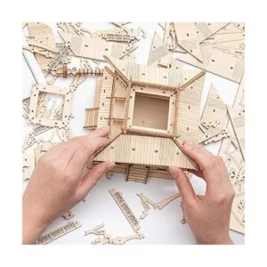 ROBOTIME Kits de manualidades de madera de rompecabezas 3D_5