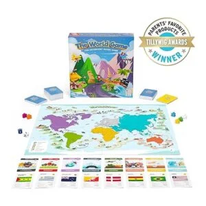 The World Game Divertido juego de mesa de geografía_2