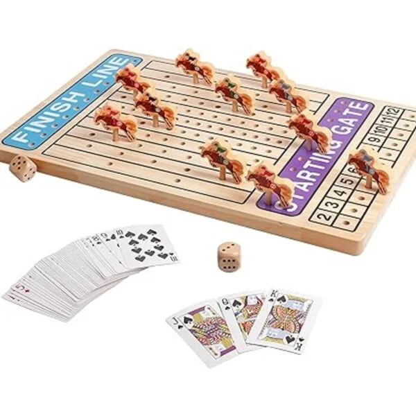 Juego de carreras de caballos juguete de desafío de_6
