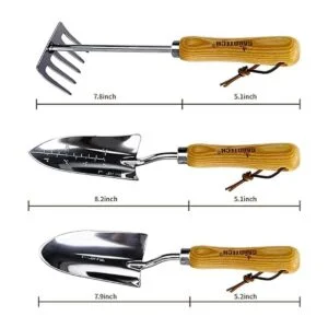 Gardtech Juego de herramientas de jardín hecho de mango_3