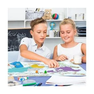 The World Game Divertido juego de mesa de geografía_6