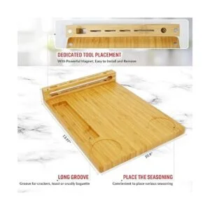 House Ur Home Tablero de embutidos de bambú exquisito_4