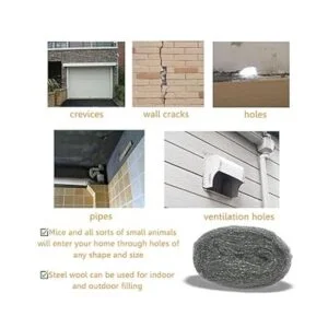 Kit de bricolaje de tela de relleno de lana de acero paño_3