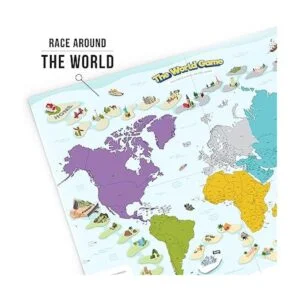 The World Game Divertido juego de mesa de geografía_4