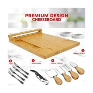 House Ur Home Tablero de embutidos de bambú exquisito_3