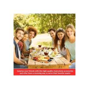 House Ur Home Tablero de embutidos de bambú exquisito_7