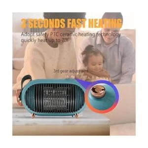 METKIIO Calentador de espacio mini calentador portátil_5