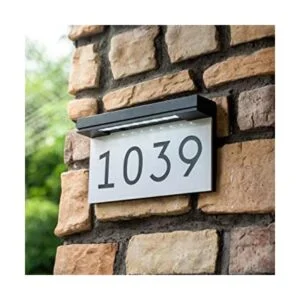 Placa de dirección con números de casa para casas_1