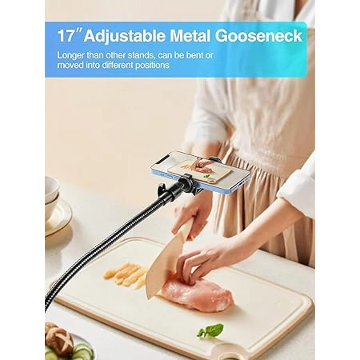 Elitehood Trípode de 81 pulgadas de alto para iPhone_2